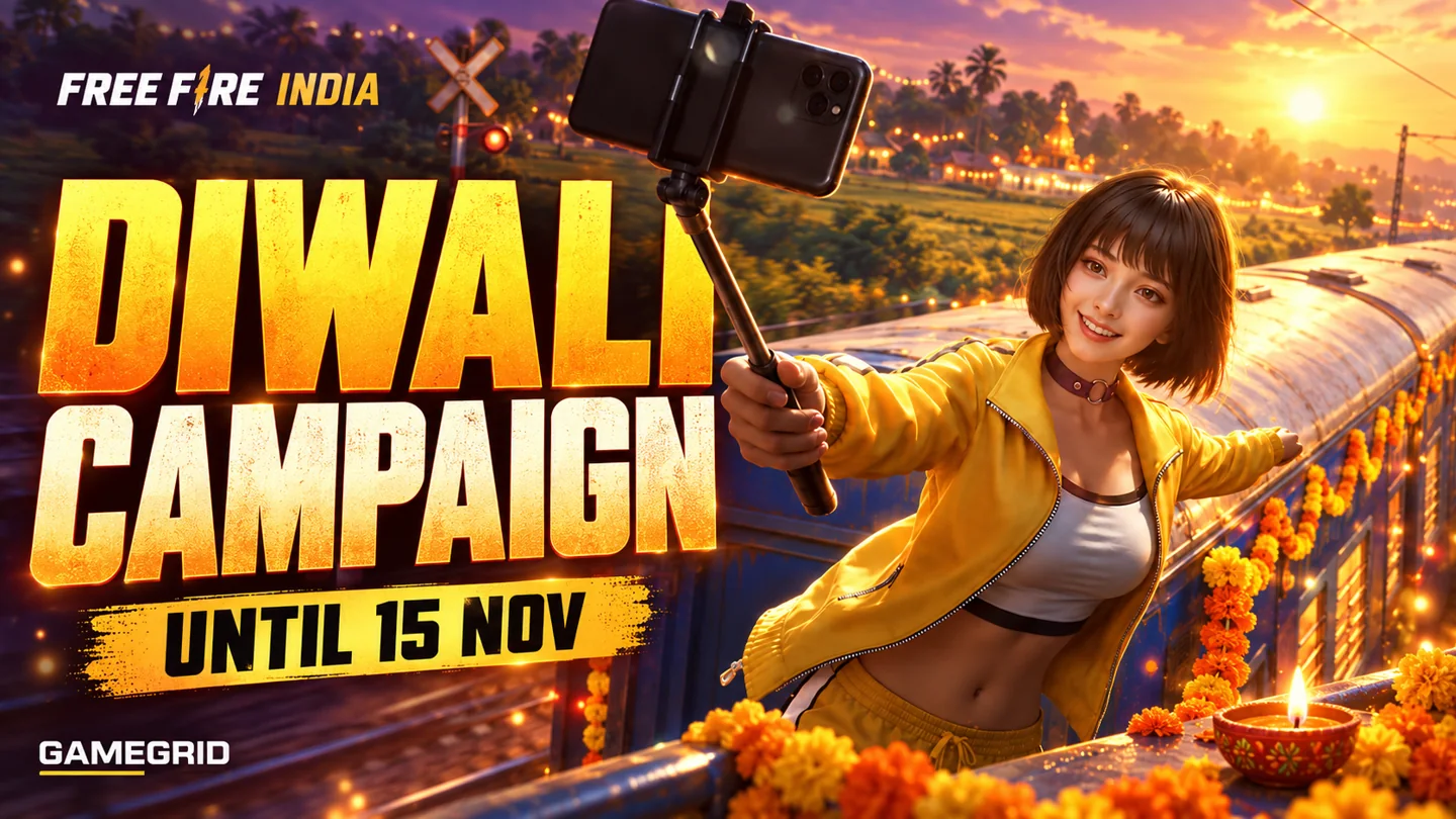 Free Fire India Diwali campaign until 15 November; illustrative editorial thumbnail